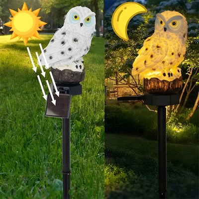 LumaOwl™ – Solarbetriebene Garten-Eulenlampe