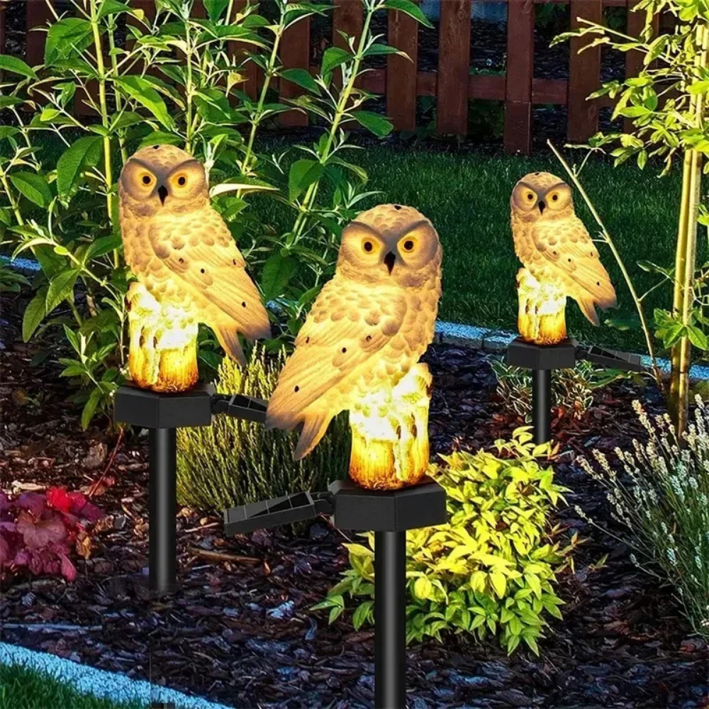 LumaOwl™ – Solarbetriebene Garten-Eulenlampe