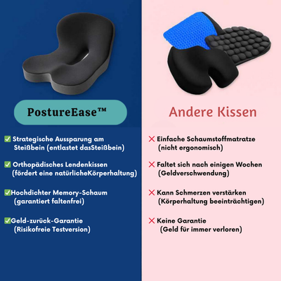 PostureEase™ – Orthopädisches Sitzkissen