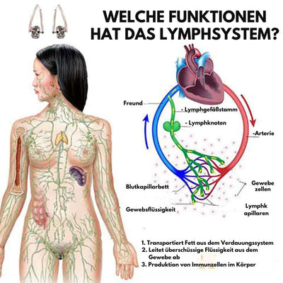 Lymphi™ - Ohrringe mit lymphatischer Magnettherapie