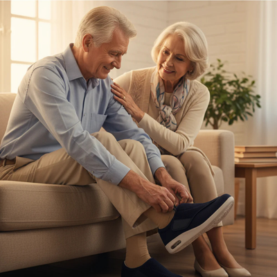 OrthoCloud™ – Unisex Orthopädische Gepolsterte Walkingschuhe