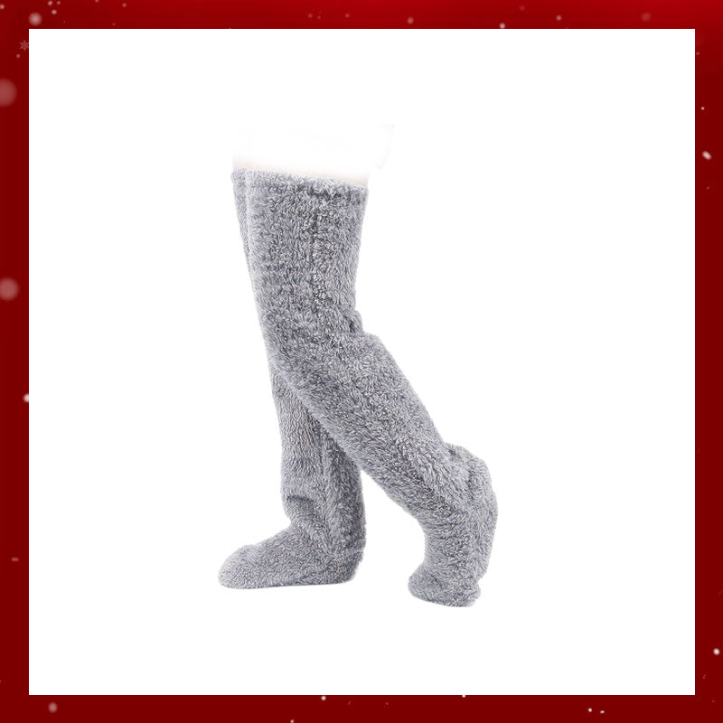 CozyKnee™ – Premium Knielange Warme Socken mit Gänsedaunen