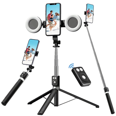 SnapGlow™ – Tragbares 6-in-1 LED Ringlicht Stativ