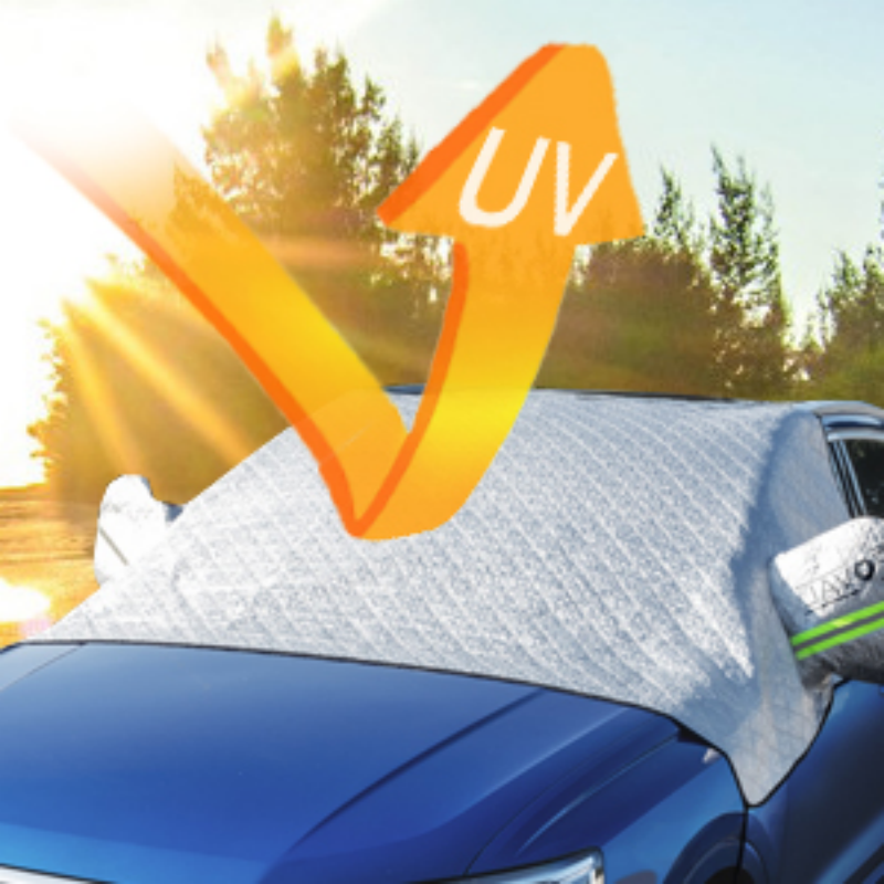 SnowSafe™ – Magnetische Frontscheibenabdeckung mit Schnee- und Sonnenschutz