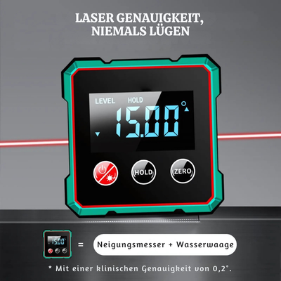 AnglePro™ – Präzises Digitales Taschen-Inklinometer