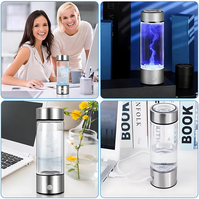 AquaCharge™ - Smart Wasserflasche mit Wasserstoff