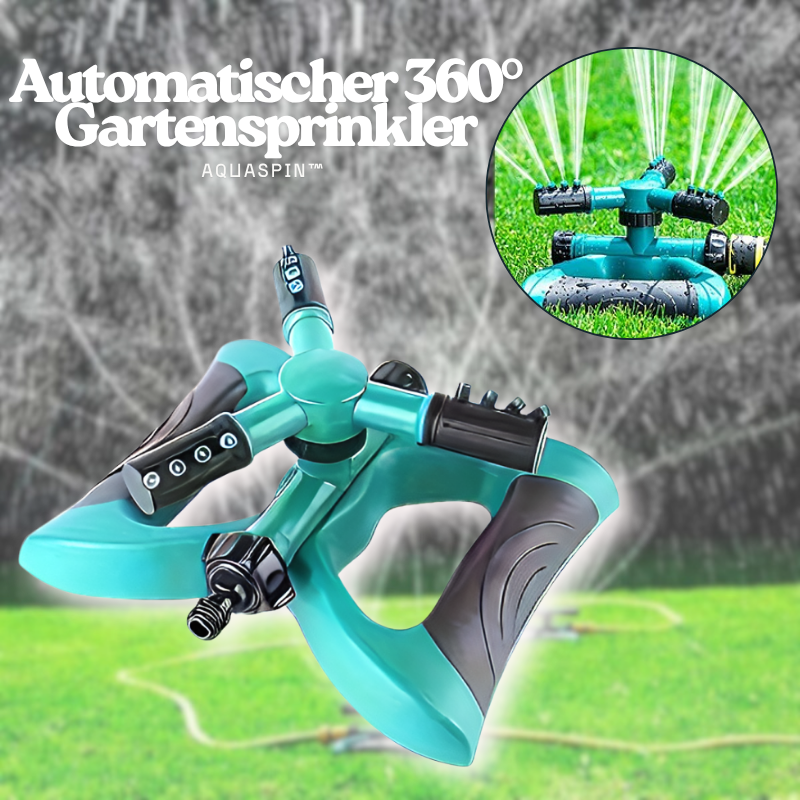 AquaSpin™ – Automatischer 360° Gartensprinkler