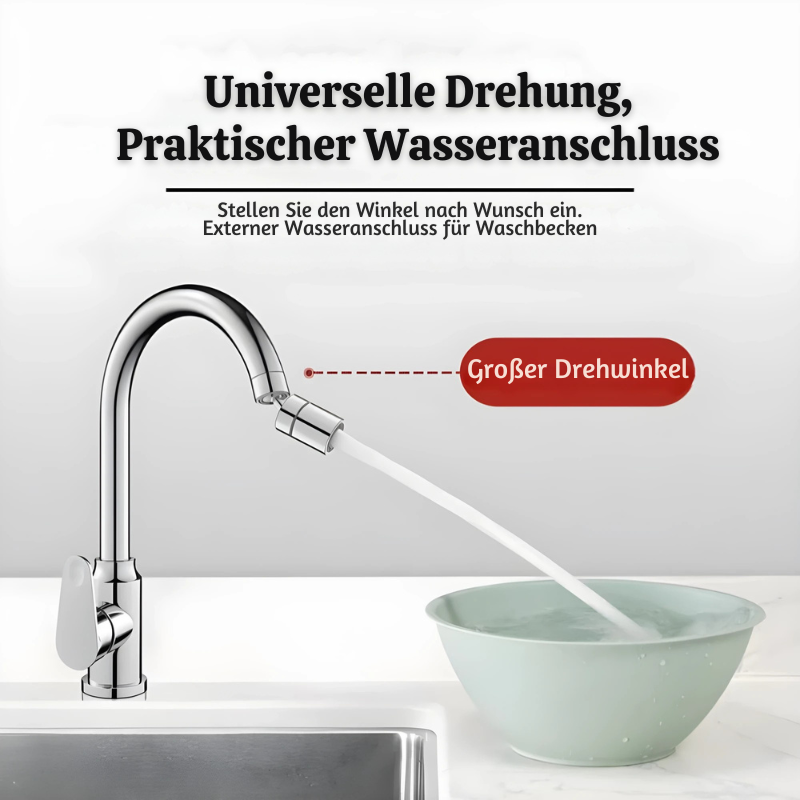 AquaTwist™ – 360° Flexibler Wasserhahn Verlängerer