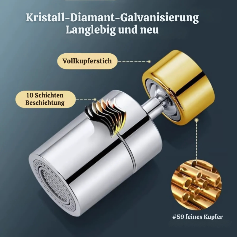 AquaTwist™ – 360° Flexibler Wasserhahn Verlängerer