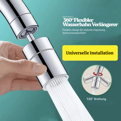 AquaTwist™ – 360° Flexibler Wasserhahn Verlängerer