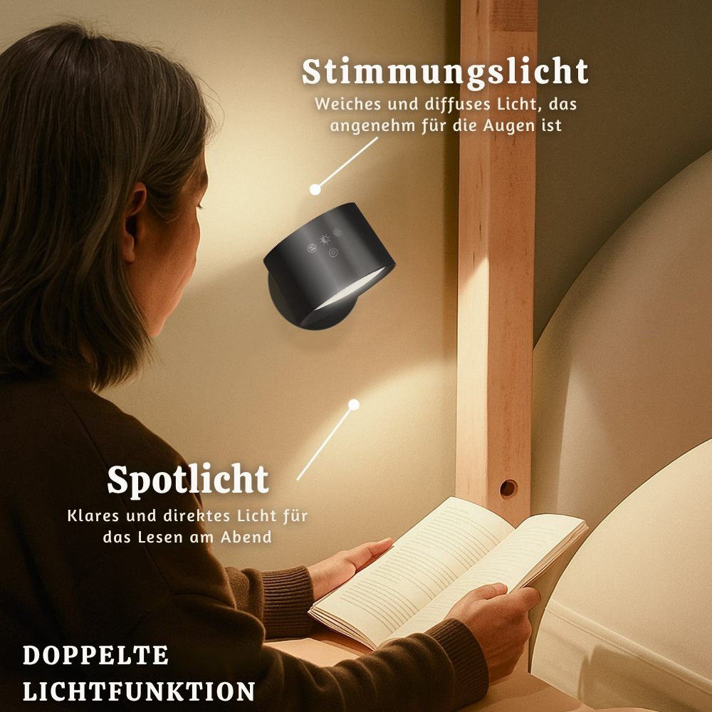 AuraLite™ – Kabellose Magnetische Spotlight-Lampe
