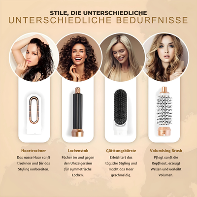 AuriLuxe™ – Professioneller 5-in-1 Haartrockner und Styler
