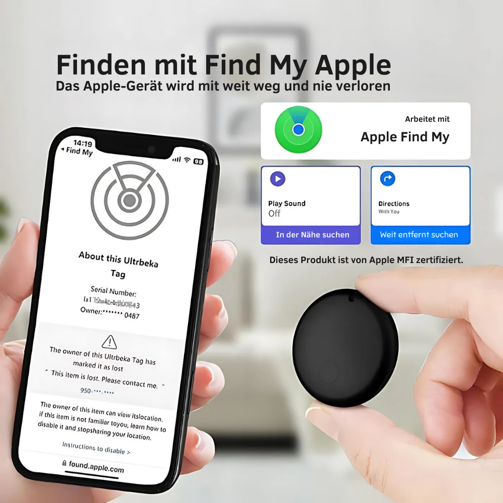 AutoTrack™ – Intelligenter GPS-Tracker im Taschenformat