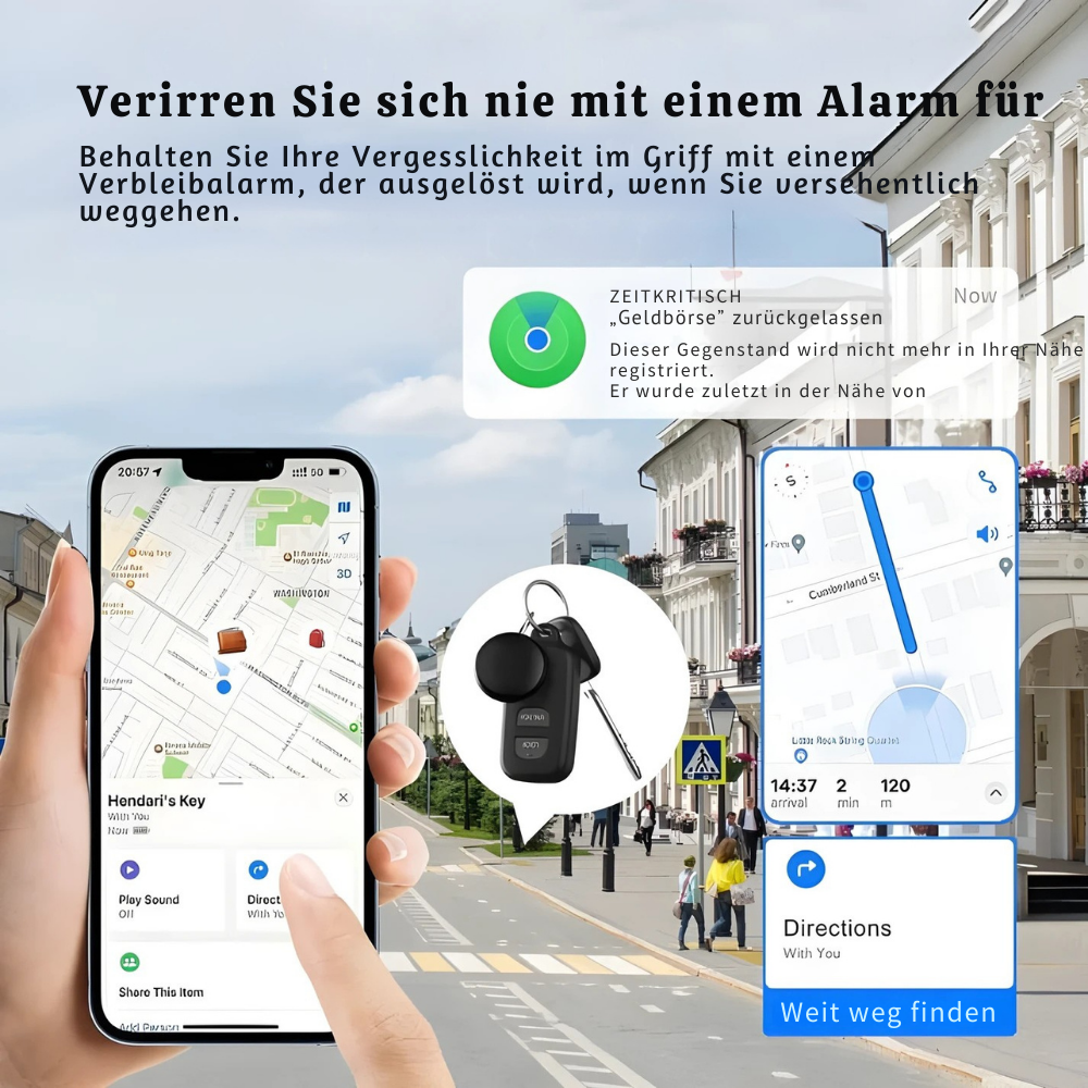 AutoTrack™ – Intelligenter GPS-Tracker im Taschenformat
