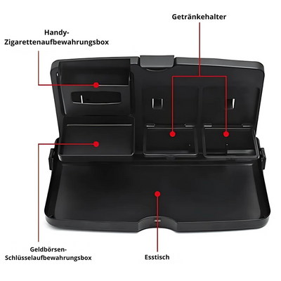 AutoTray™ – Faltbares Auto-Sitz-Organizer-Tablett