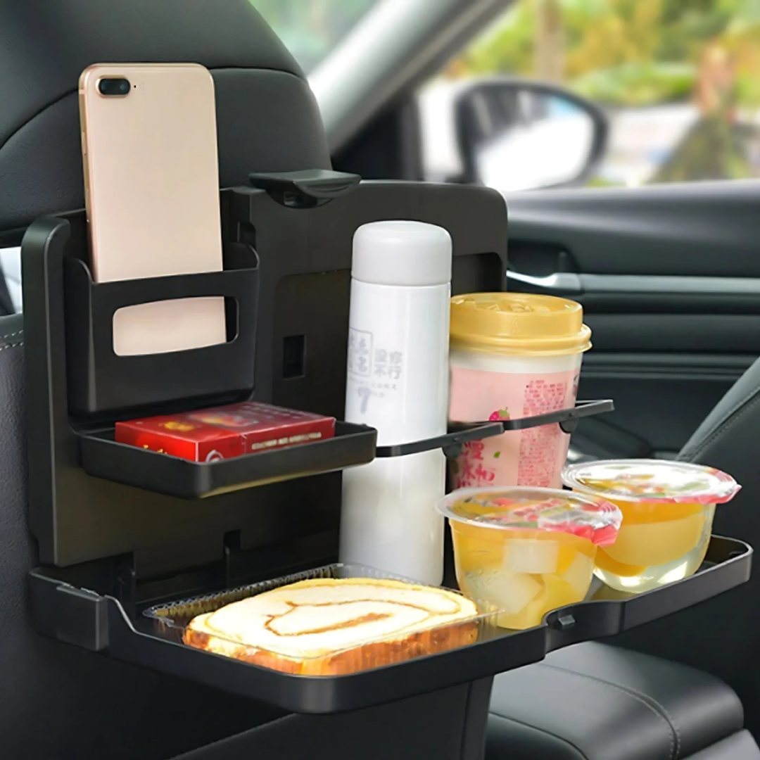 AutoTray™ – Faltbares Auto-Sitz-Organizer-Tablett