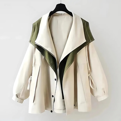 Aveline™ – Zeitloser Mittellanger Trenchcoat mit Kapuze