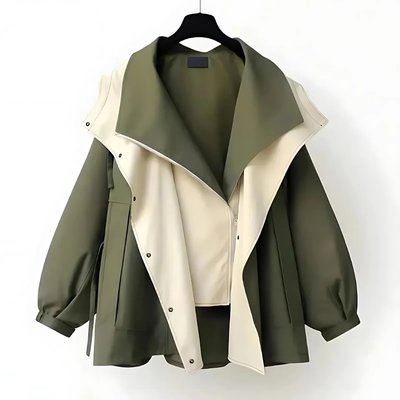 Aveline™ – Zeitloser Mittellanger Trenchcoat mit Kapuze