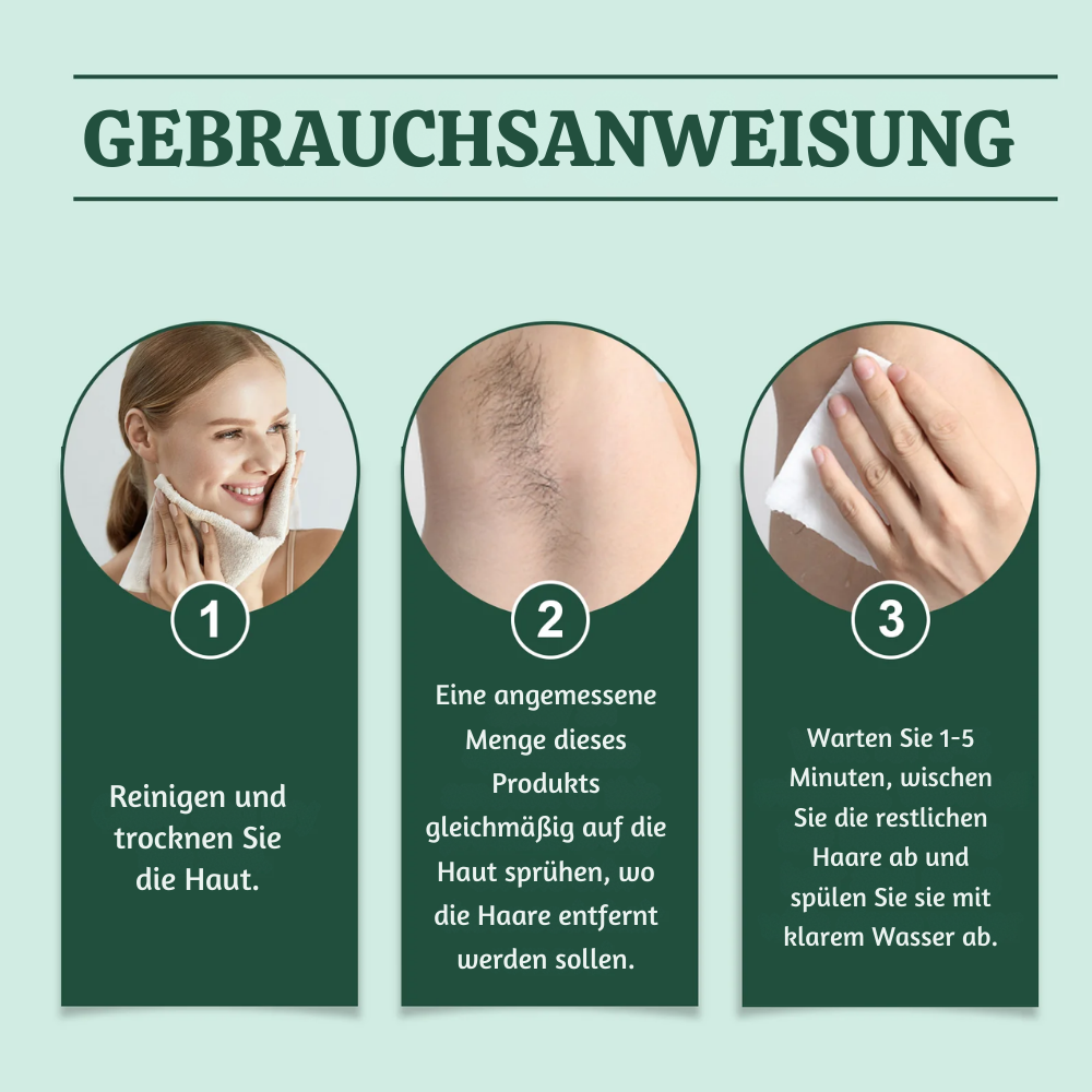 BareLuxe™ – Schmerzfreies Haarentfernungsspray