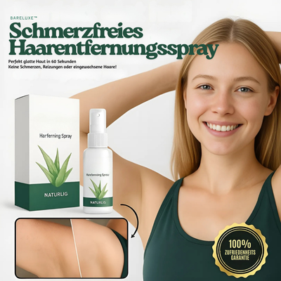 BareLuxe™ – Schmerzfreies Haarentfernungsspray