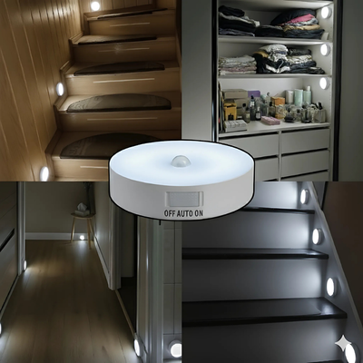 BrightWay™ – Smarte Magnetische LED-Bewegungssensorlampe