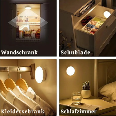 BrightWay™ – Smarte Magnetische LED-Bewegungssensorlampe