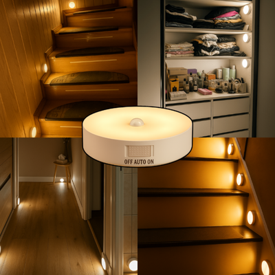 BrightWay™ – Smarte Magnetische LED-Bewegungssensorlampe