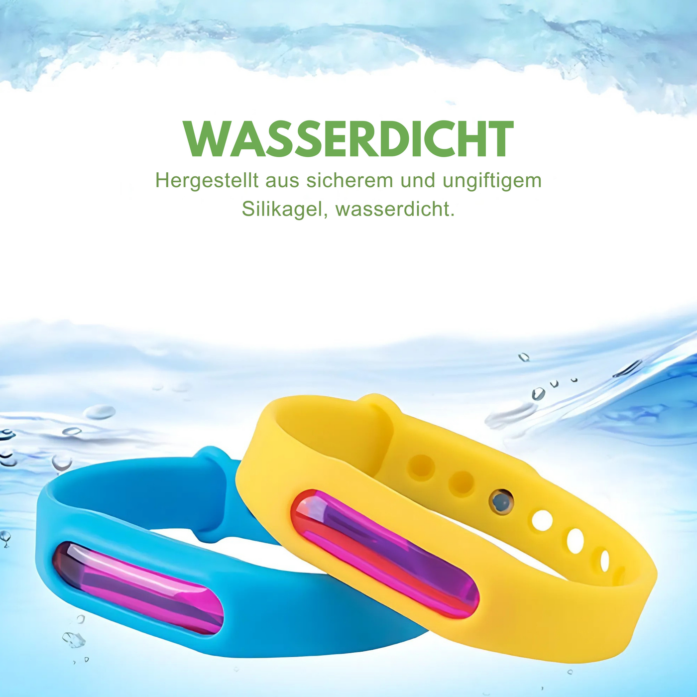 BuzzShield™ - Familiensicheres Mückenschutzarmband
