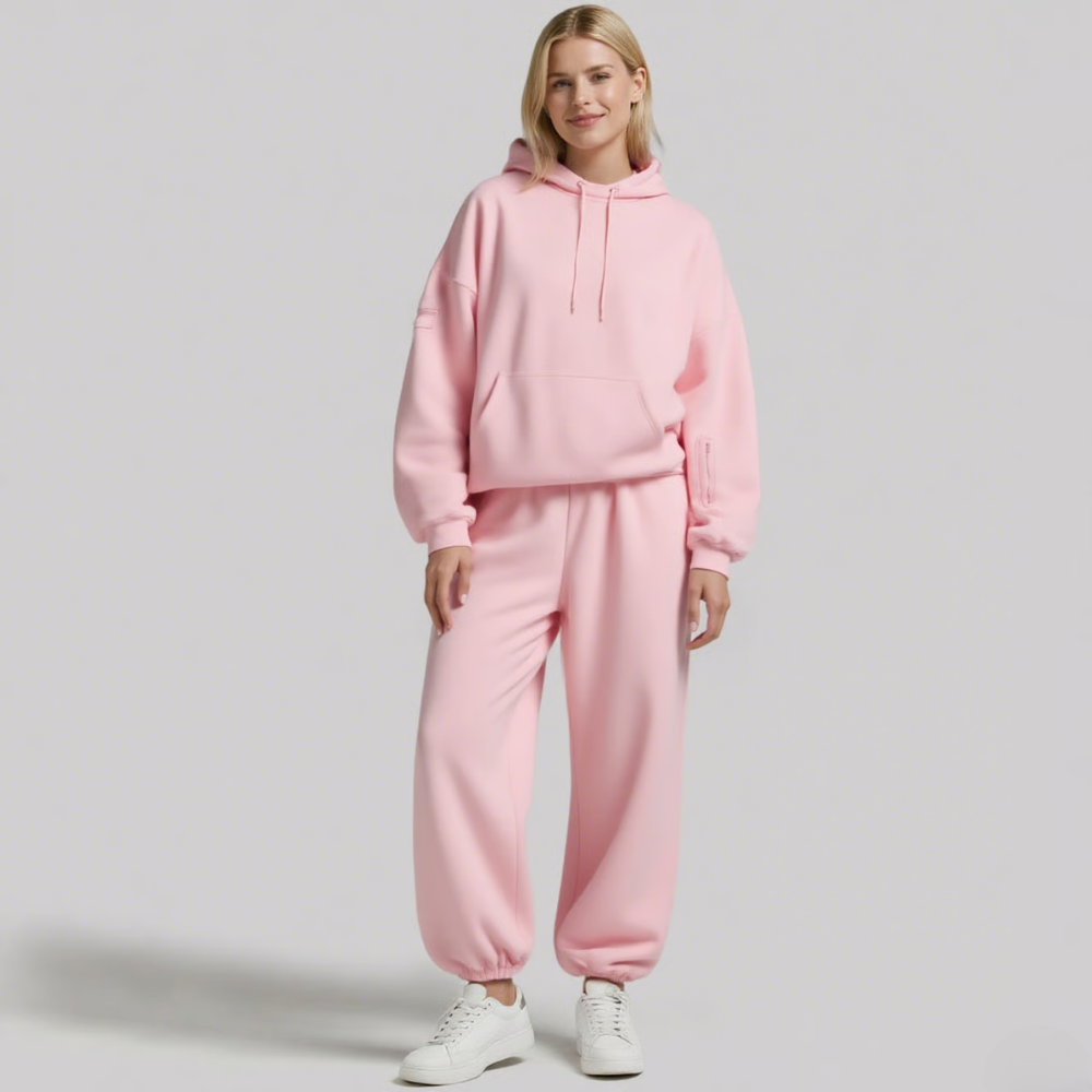 CalmDoze™ – Stilvolles Reise-Schlaf-Hoodie-Set