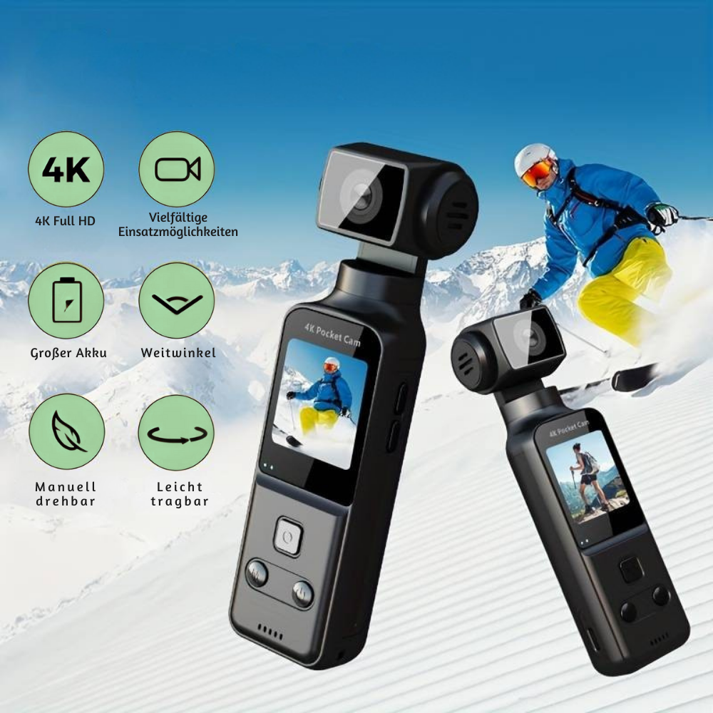 CamPro™ – 4K Ultra HD Tragbare Kamera