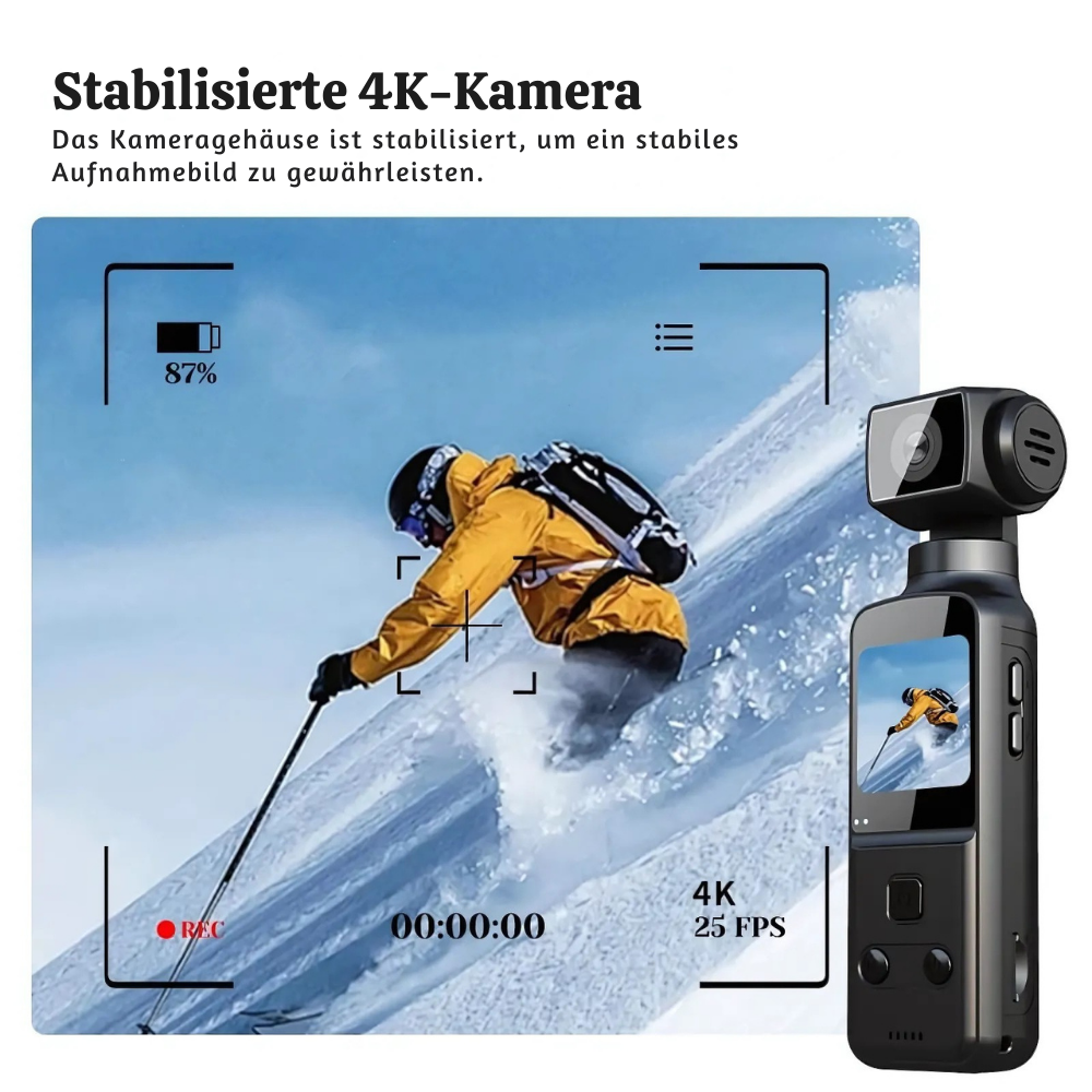CamPro™ – 4K Ultra HD Tragbare Kamera