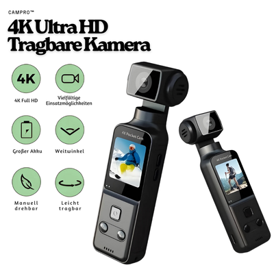 CamPro™ – 4K Ultra HD Tragbare Kamera