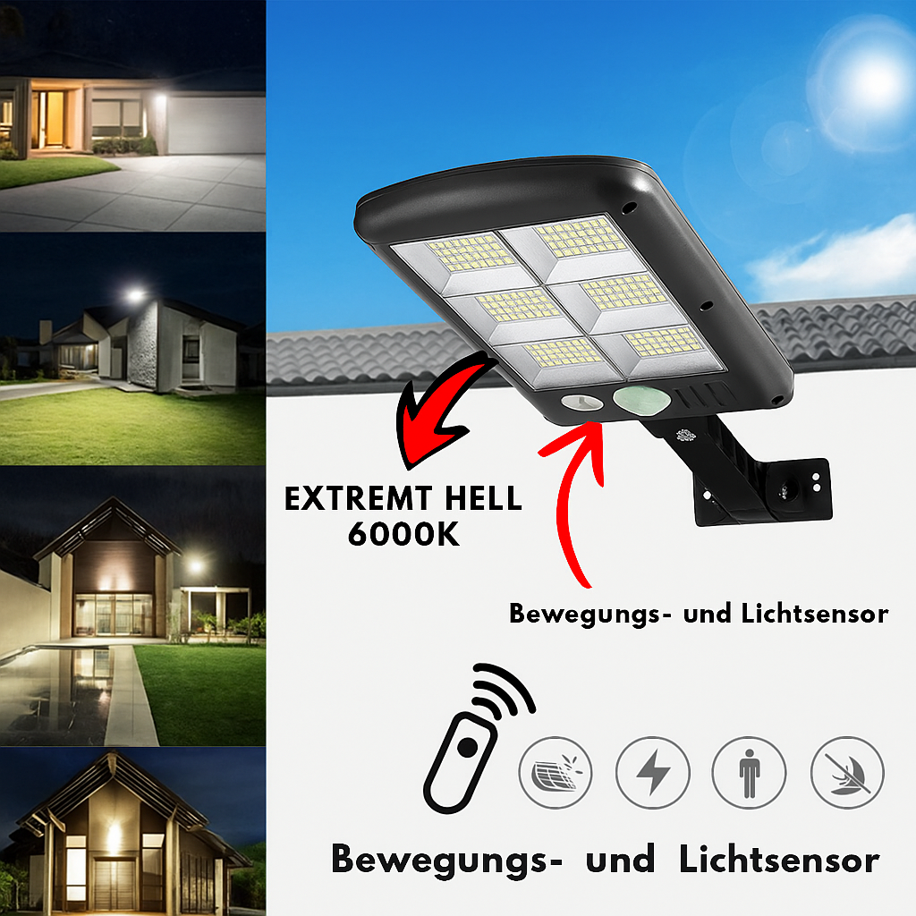 Solarix™ – Ultrahelles solarbetriebenes LED-Licht