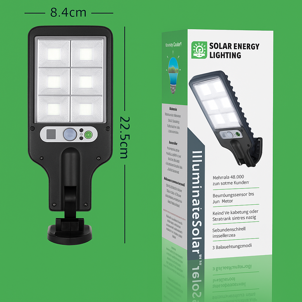 Solarix™ – Ultrahelles solarbetriebenes LED-Licht