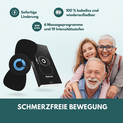 MuscleEase™ – Kabelloses Erholungsmassagegerät