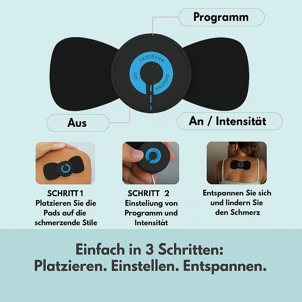 MuscleEase™ – Kabelloses Erholungsmassagegerät