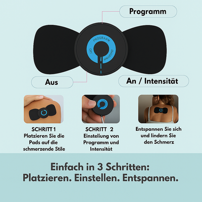 MuscleEase™ – Kabelloses Erholungsmassagegerät