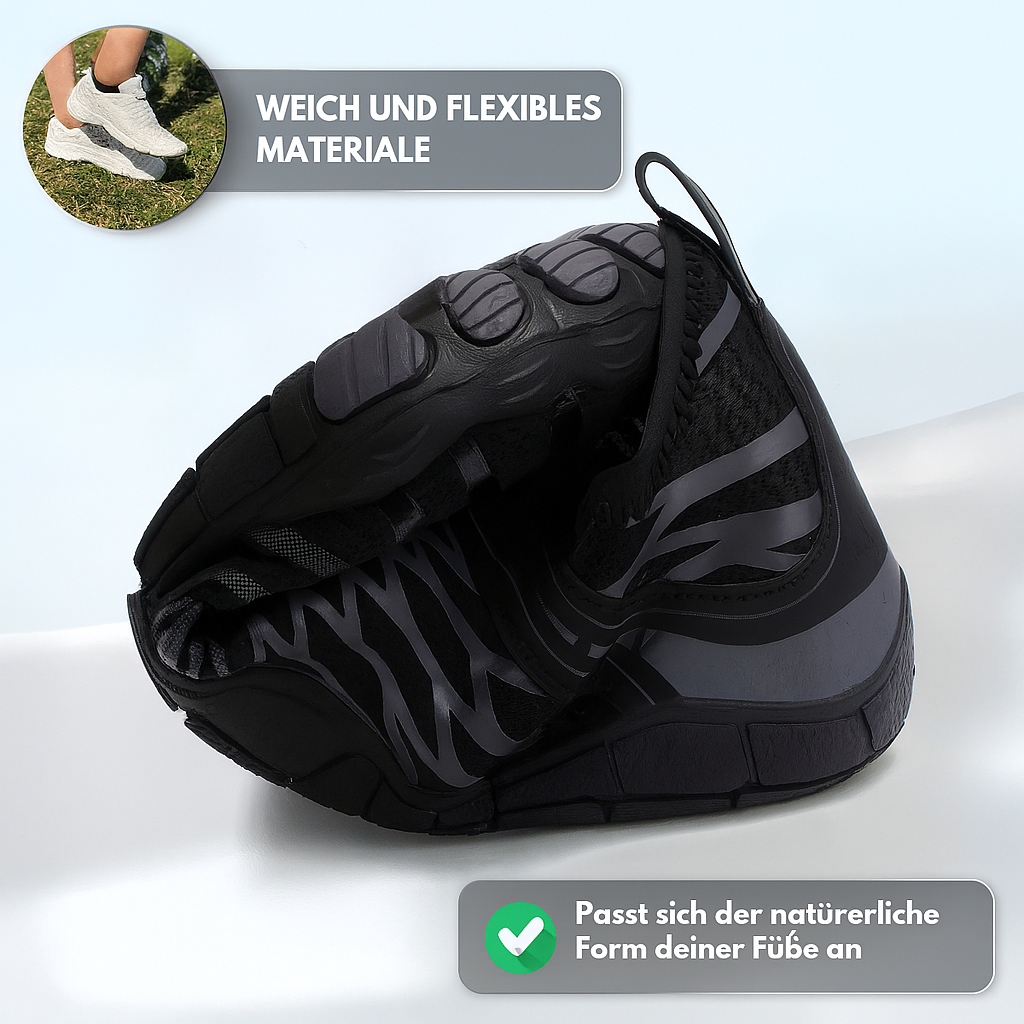 TerraStride™ – Naturlig Bevægelsesfodtøj