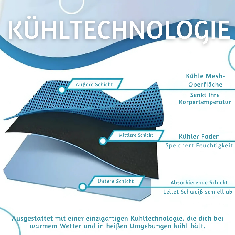 ChillMate™ – Wiederverwendbares und Tragbares Kühltuch