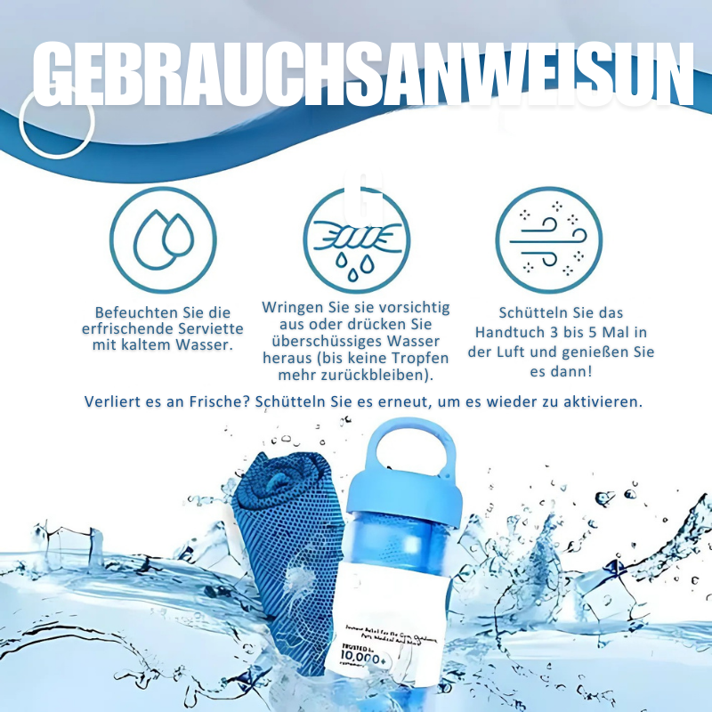ChillMate™ – Wiederverwendbares und Tragbares Kühltuch