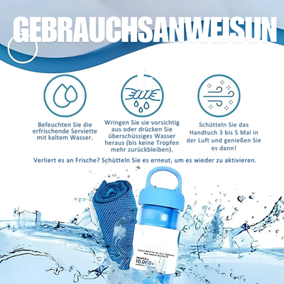ChillMate™ – Wiederverwendbares und Tragbares Kühltuch