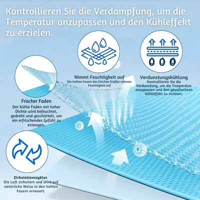 ChillMate™ – Wiederverwendbares und Tragbares Kühltuch
