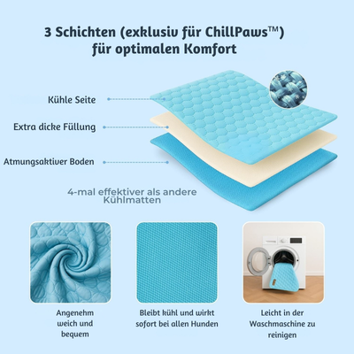 ChillPaws™ – Sofort Kühlende Hundematte