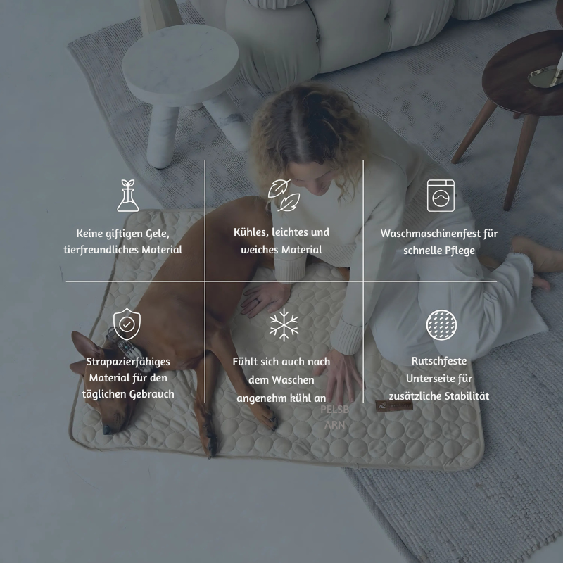 ChillPaws™ – Sofort Kühlende Hundematte
