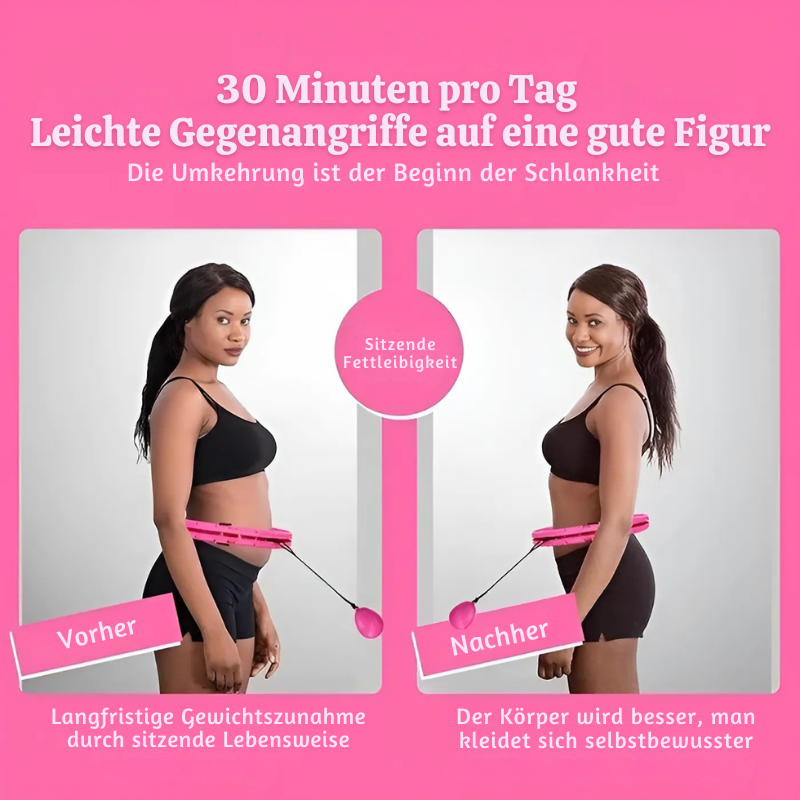 CoreOrbit™ – Intelligenter Abnehmbarer Gewichteter Hula-Hoop-Reifen