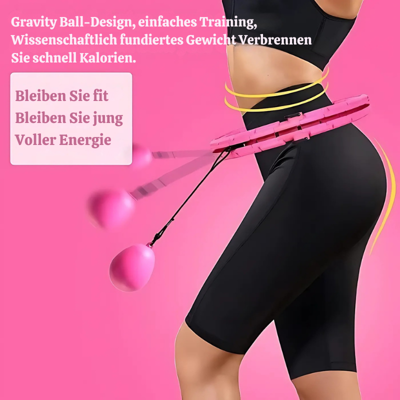 CoreOrbit™ – Intelligenter Abnehmbarer Gewichteter Hula-Hoop-Reifen
