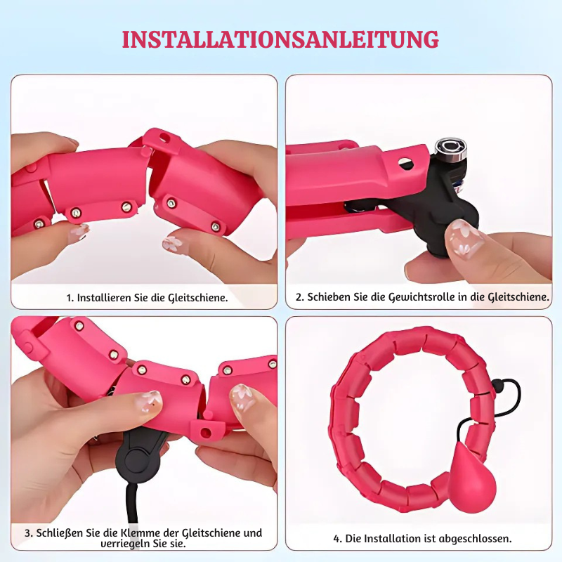 CoreOrbit™ – Intelligenter Abnehmbarer Gewichteter Hula-Hoop-Reifen