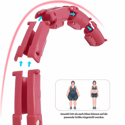 CoreOrbit™ – Intelligenter Abnehmbarer Gewichteter Hula-Hoop-Reifen