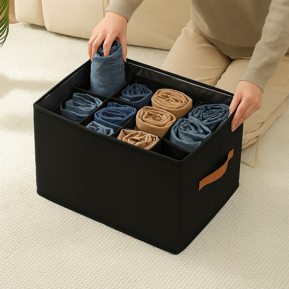 CubiqBox™ – Faltbare Platzsparende Aufbewahrungsbox