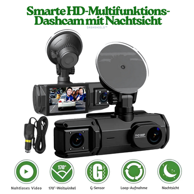 DashShield™ – Smarte HD-Multifunktions-Dashcam mit Nachtsicht